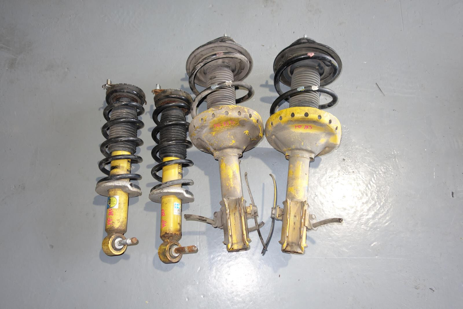 JDM Subaru Legacy Bilstein Shock Spring Strut Front Rear Suspension 05-09 MF-815