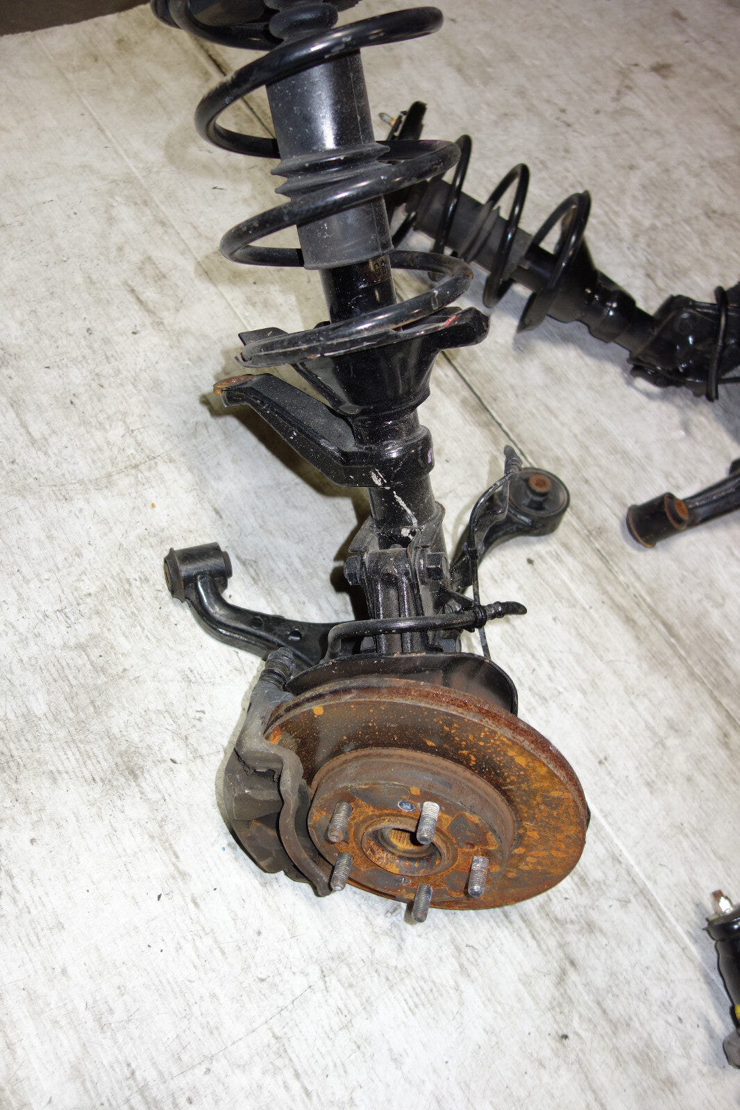 JDM Honda Civic 5 Lug Brake Calipers Spindles Hub Trailing Arm 2001-2005 EU3
