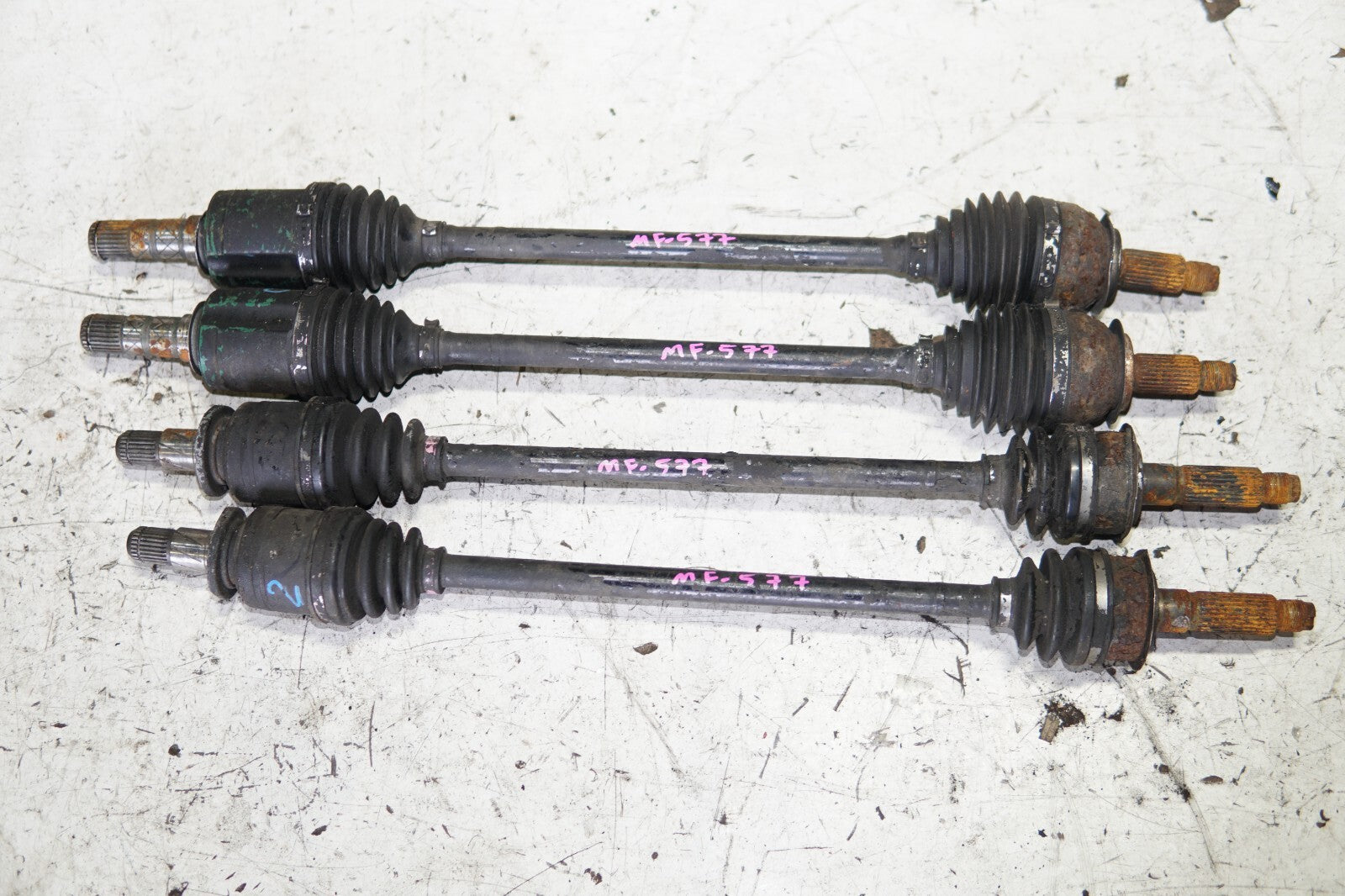 JDM 2005-2009 Subaru Legacy Front & Rear CV Axles Drive Shafts Axle 2005-2009