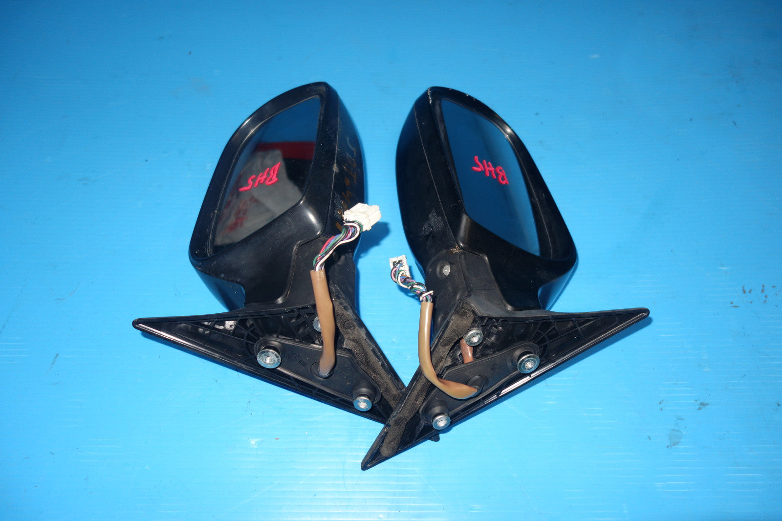 JDM Subaru Legacy & Outback Power Folding Door Mirrors & Switch Silver 2005-2009