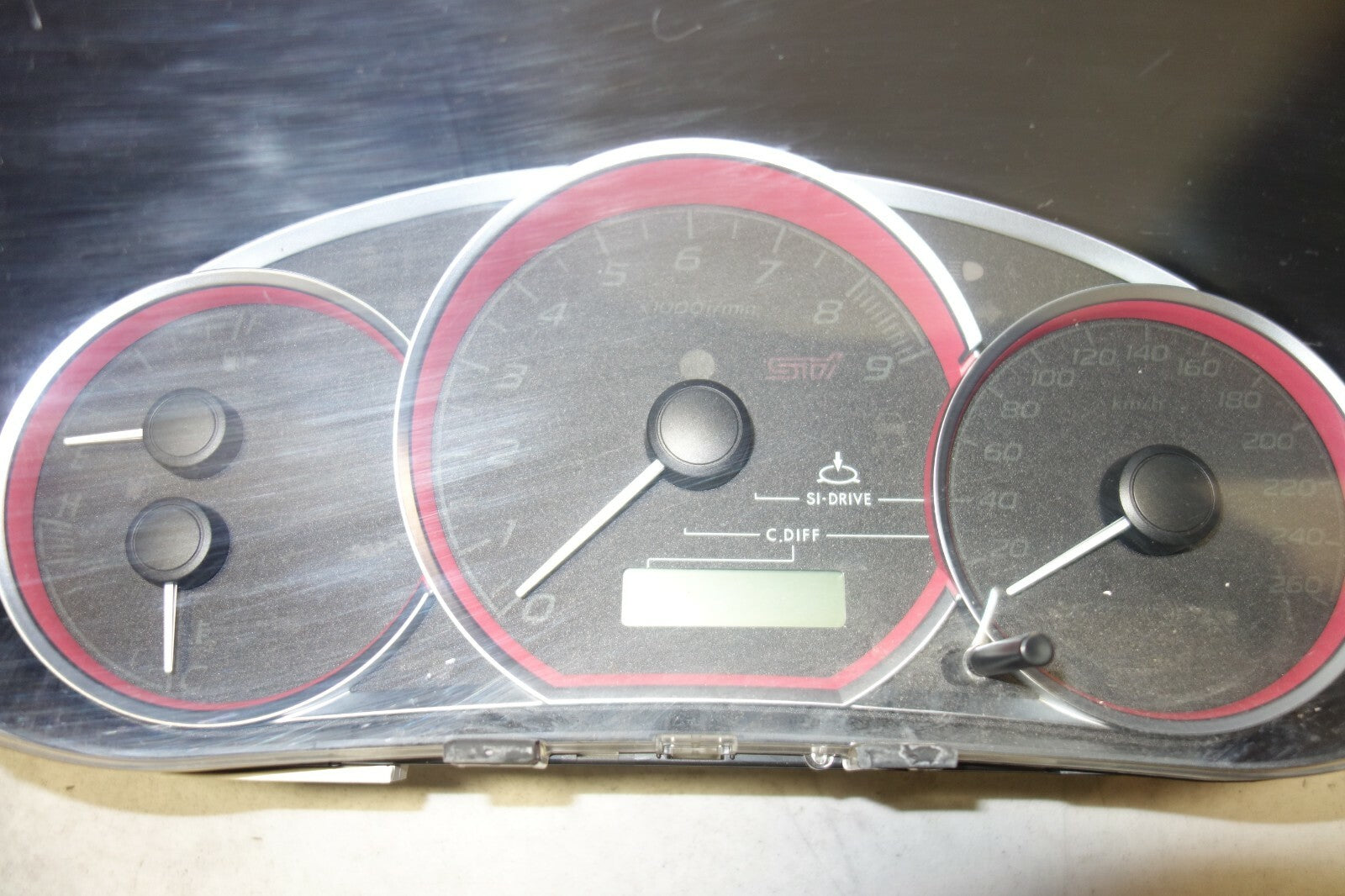 JDM Subaru Impreza WRX STI 6 Speed Manual Gauge Cluster 260KM/H 2008-2014