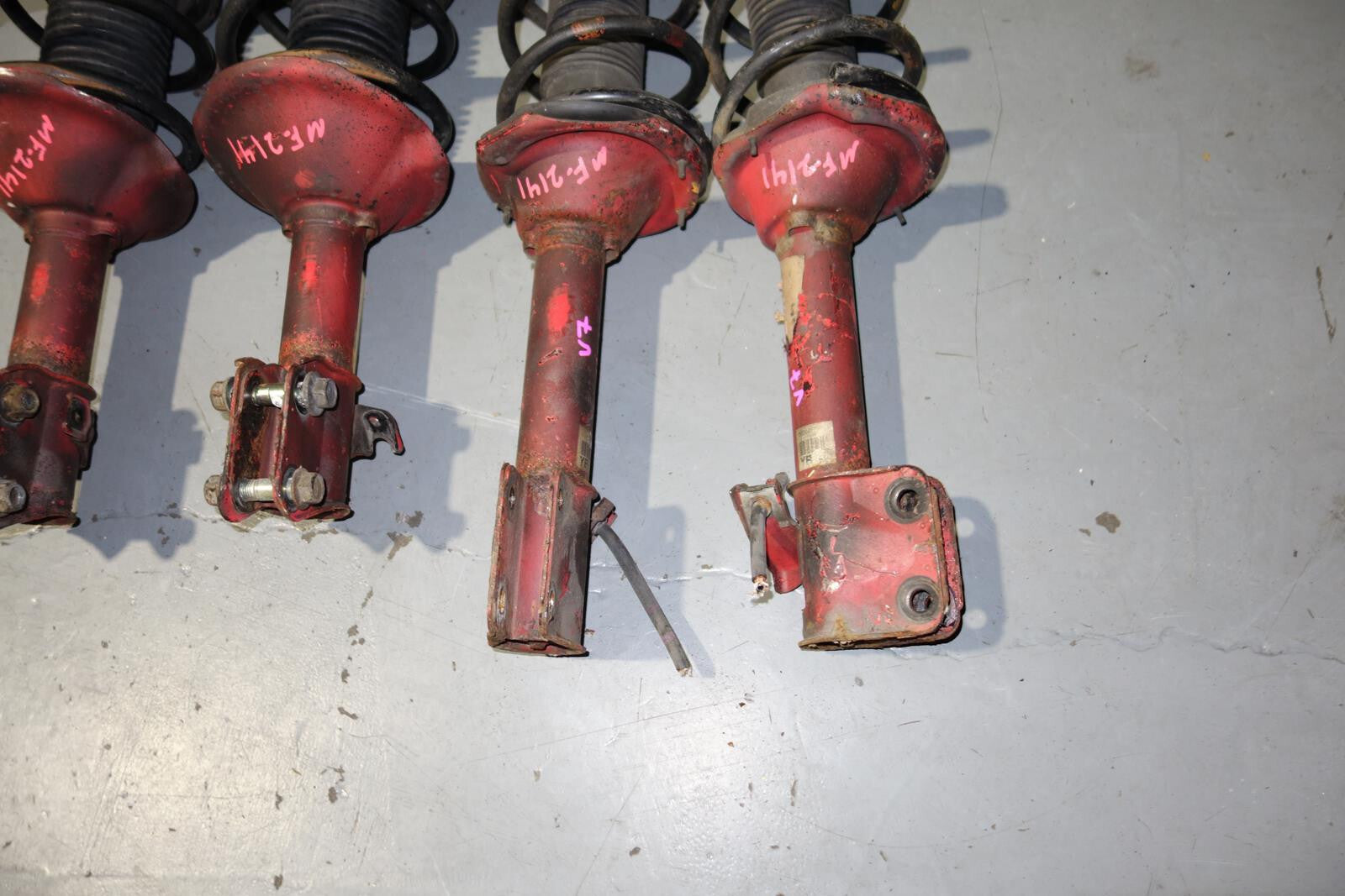 JDM Subaru Impreza WRX STi 5x100 Shocks Coil Springs Struts 2002-2007 V8 V7 V9
