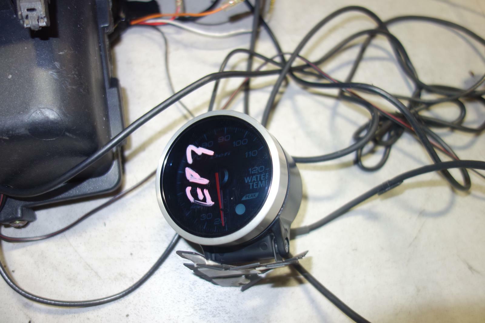 JDM DEFI SOURCE GAUGE KIT WITH CONTROLLER AND WATER TEMP SUBARU HONDA CIVIC RSX