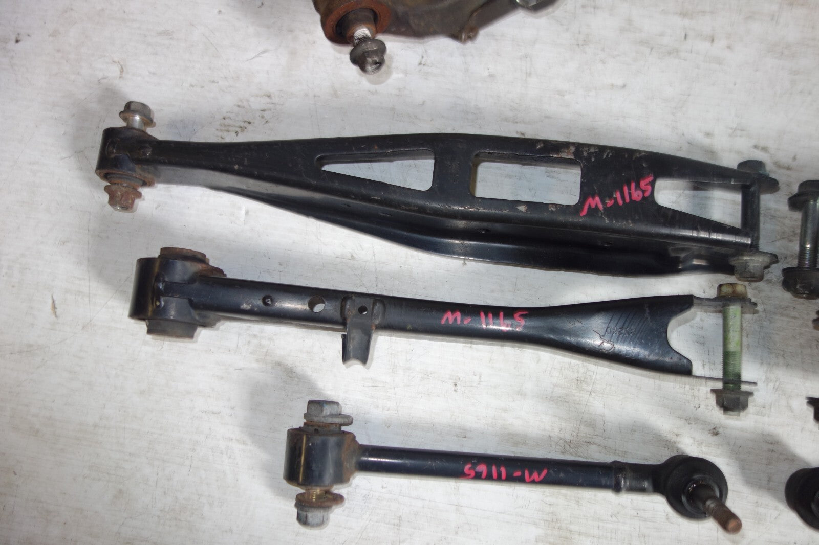 JDM 2008-2014 SUBARU IMPREZA WRX STi OEM REAR UPPER LOWER CONTROL ARM TOE ARM