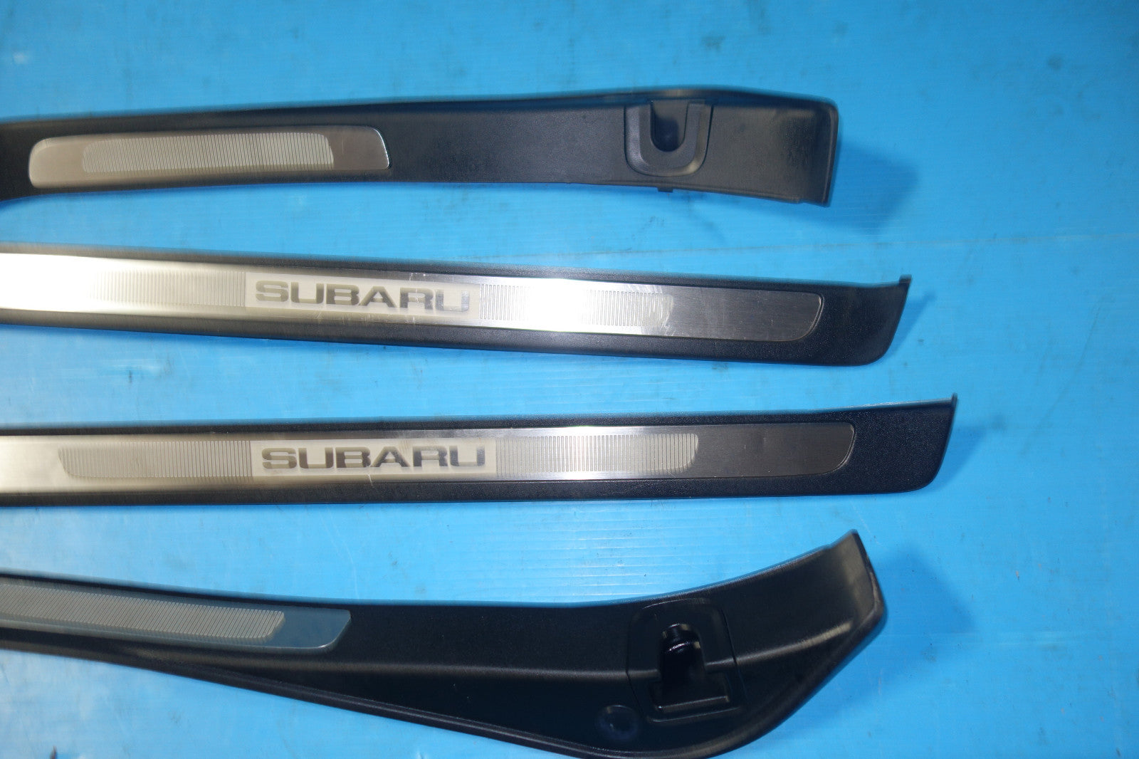 JDM Subaru Legacy Front Rear Door Sills Scuff Plates Step BPE 2005-2009 #5259