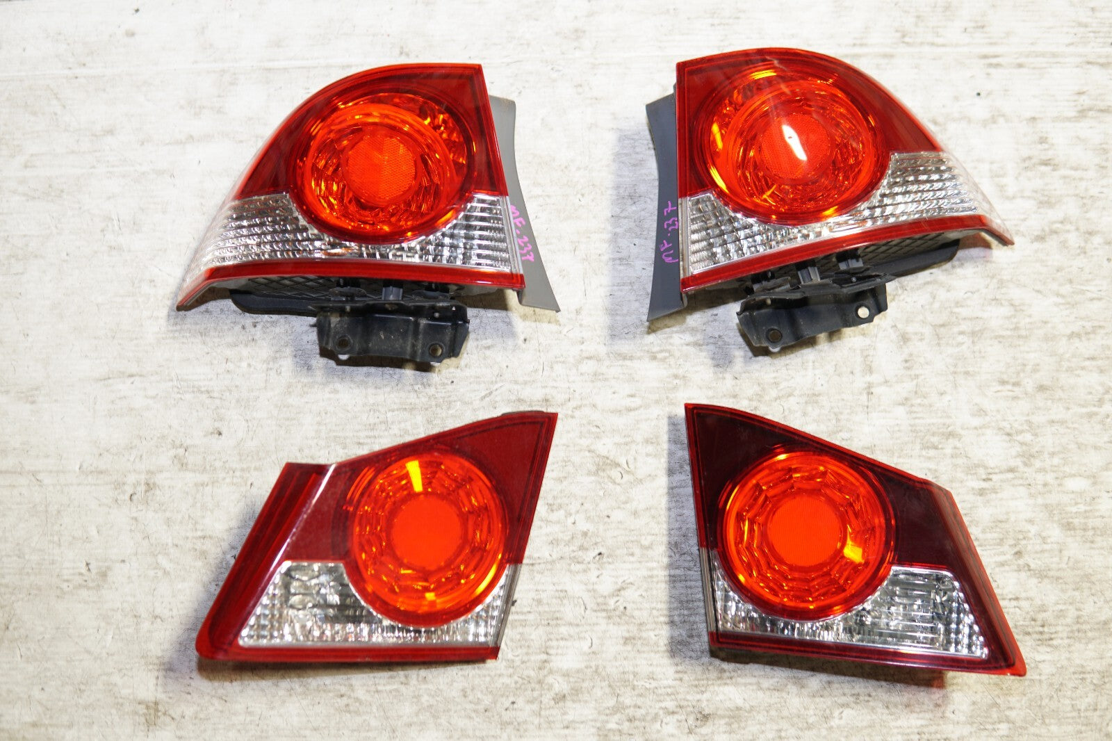 JDM Honda Civic Type R Acura CSX Tail Lights Trunk Lights Acura CSX 2006-2011