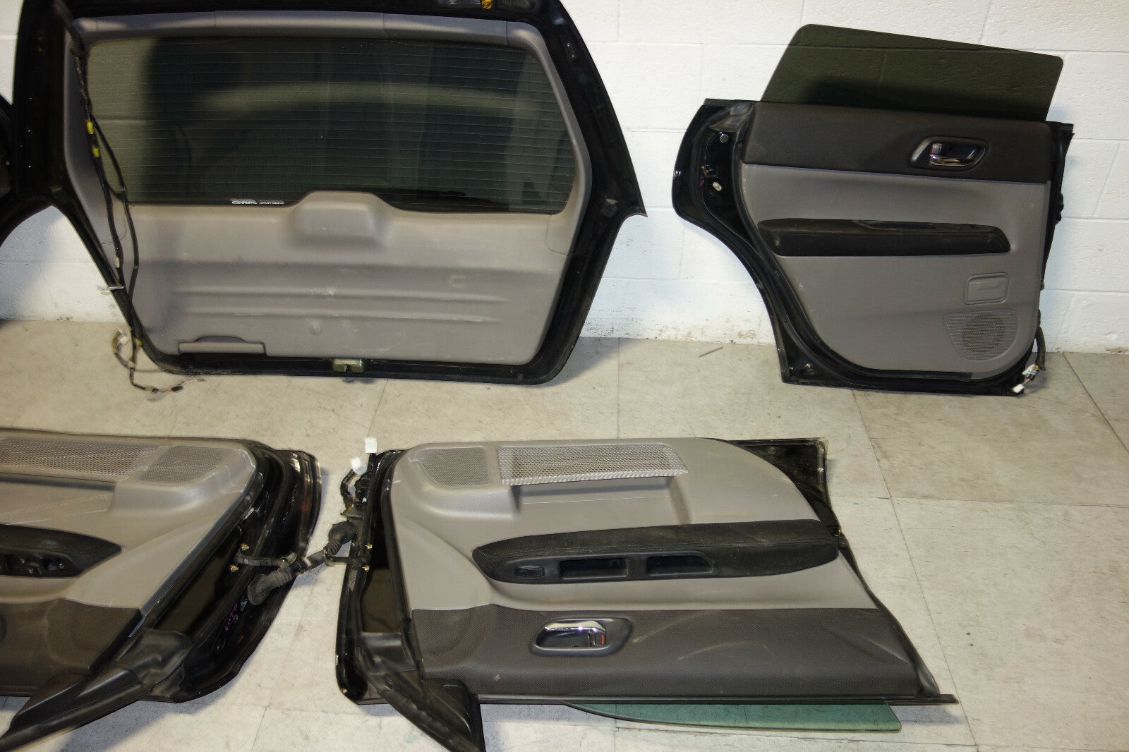 JDM Subaru Forester SG9 STi Front Rear Doors Hatch Panel Guard Spoiler 2006-2008