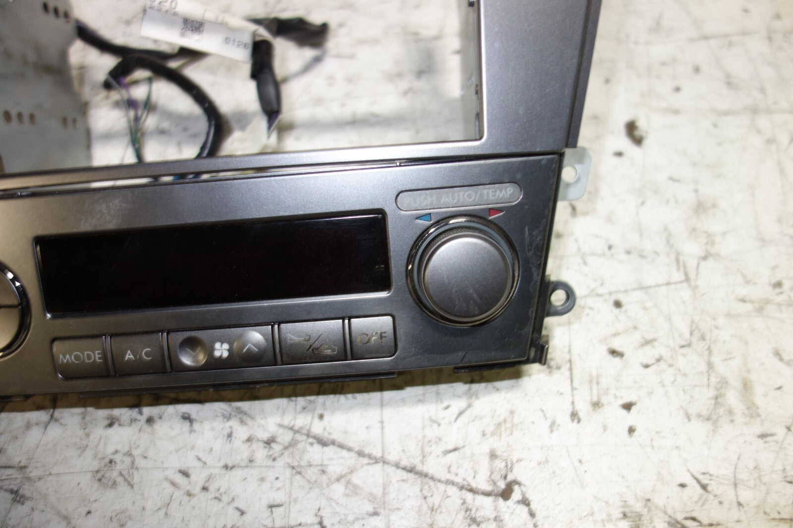 JDM Subaru Legacy Outback Climate Control Double Din Dual Bezel Trim 2005-2009