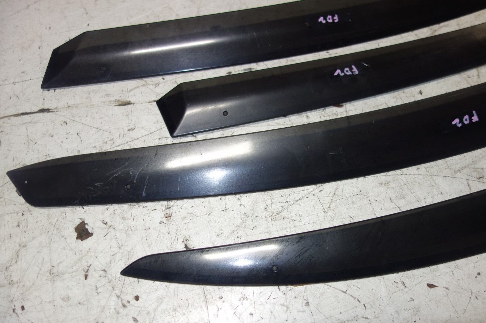 JDM Acura CSX / Civic FD2 Type R Window Visor OEM Set 2006-2011