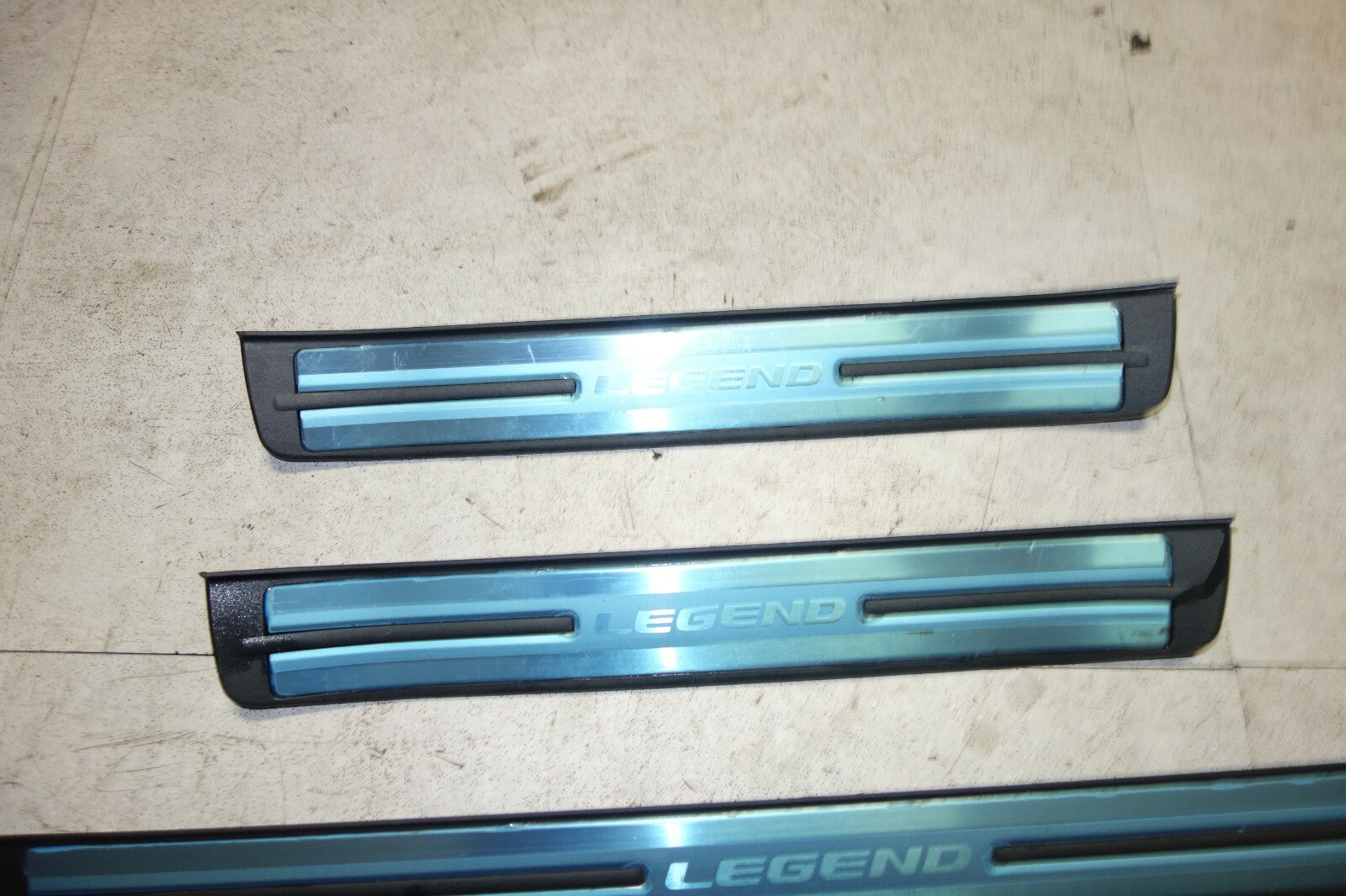 JDM Acura RL Honda Legend OEM Door Sills Scuff Plates Side Steps 2005-2008 KB1