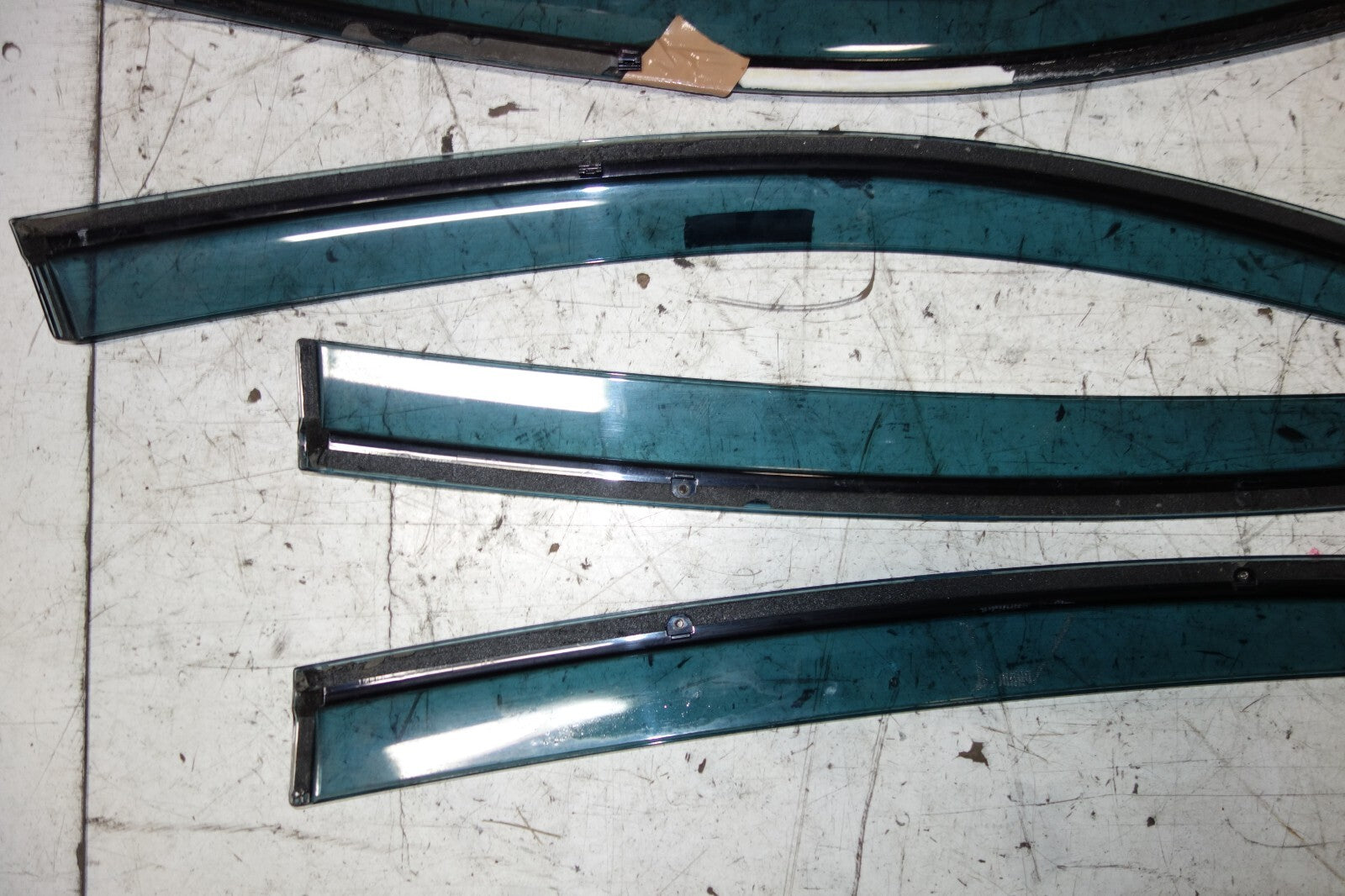 JDM Infiniti M35H M37 M56 Q70 Window Visors Rain Guards OEM 2011-2014