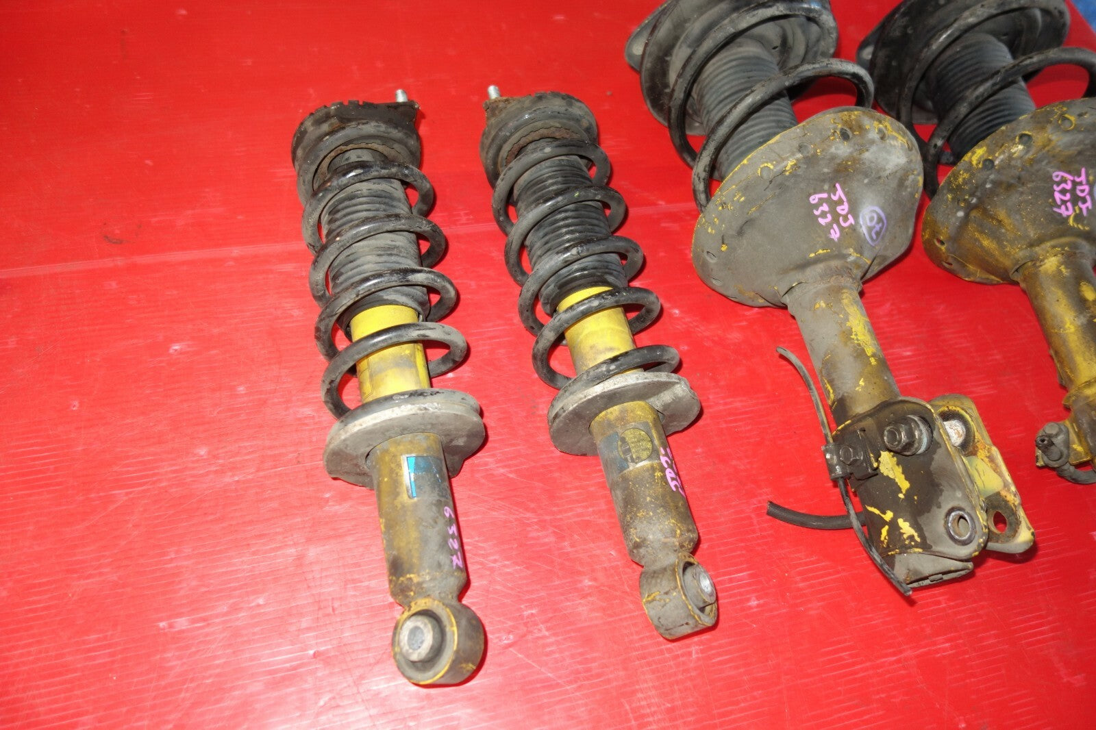 JDM Subaru Legacy Bilstein Shocks Spring Strut Front Rear 2005-2009 #6327