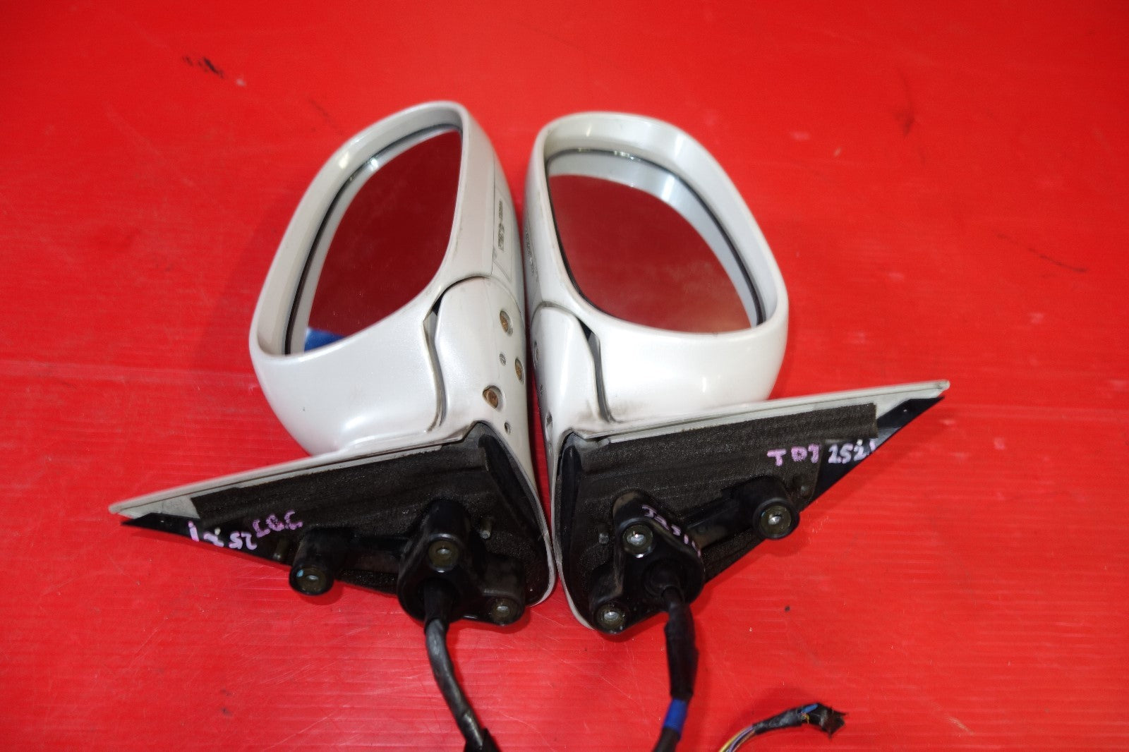 JDM Lexus GS300 OEM Power Folding Side View Mirrors + Switch 1991-1997 #2521