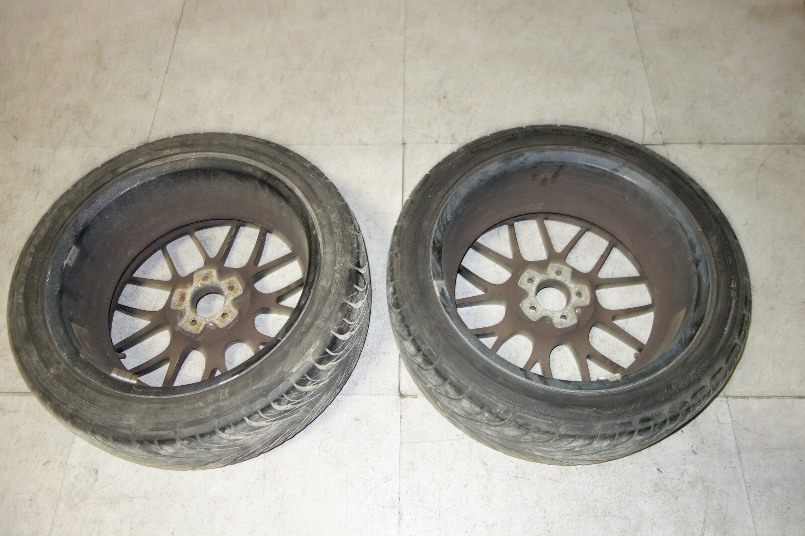 JDM Rays Volk Racing Rims Wheels F-Zero Winning 5x100 17x7+42 Offset Pair X2