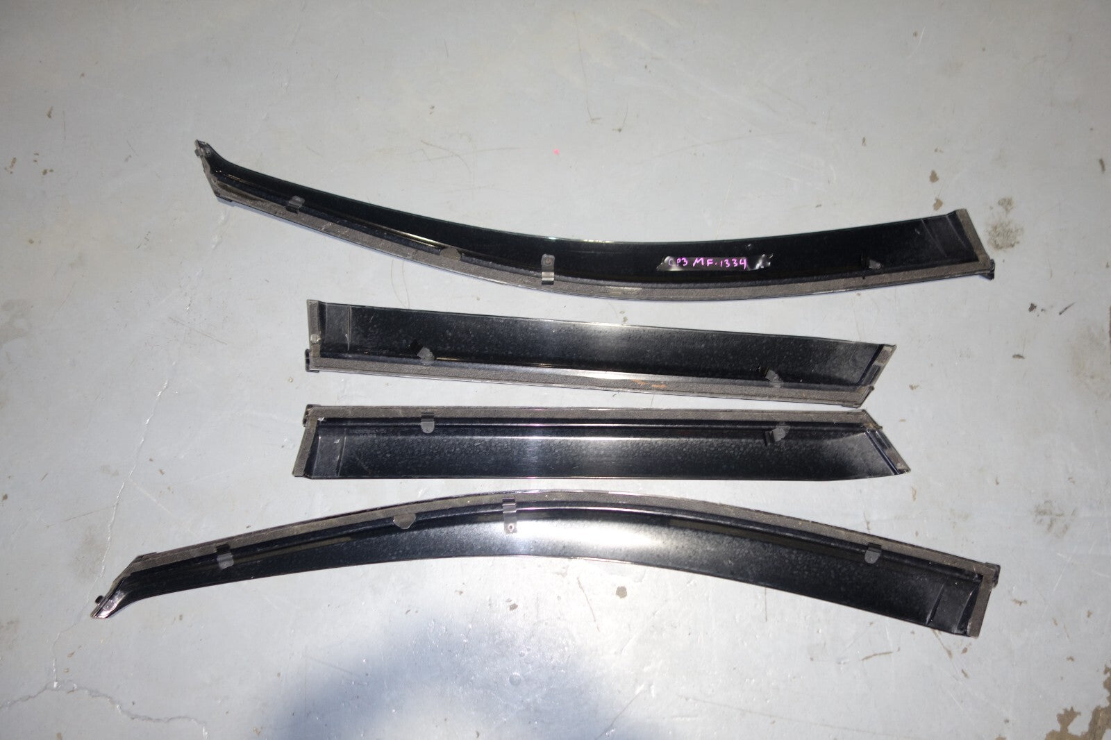 JDM Fit Honda INSPIRE ACCORD CP2 CP3 Rain Guards Window Visors Modulo 2008-2012
