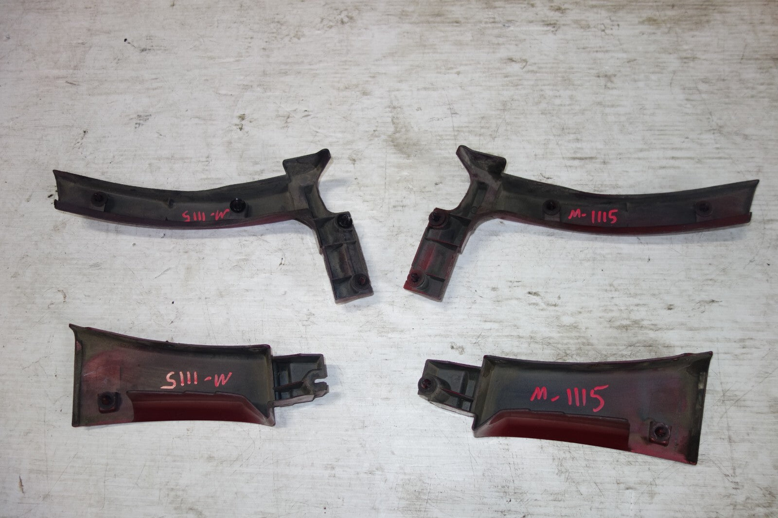 JDM 03-08 SUBARU FORESTER STi SG9 SG5 OEM SIDE SKIRTS FENDER FILLERS SG5 #M-1115