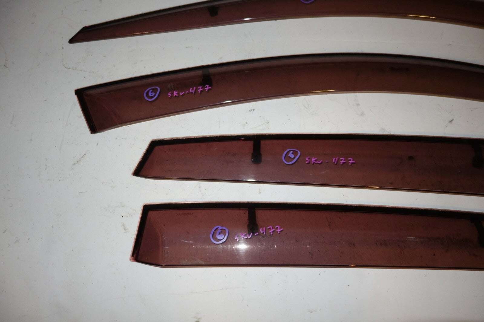 2008-2014 OEM Subaru Impreza WRX STi Wagon Window Visors Rain Guards JDM Rare