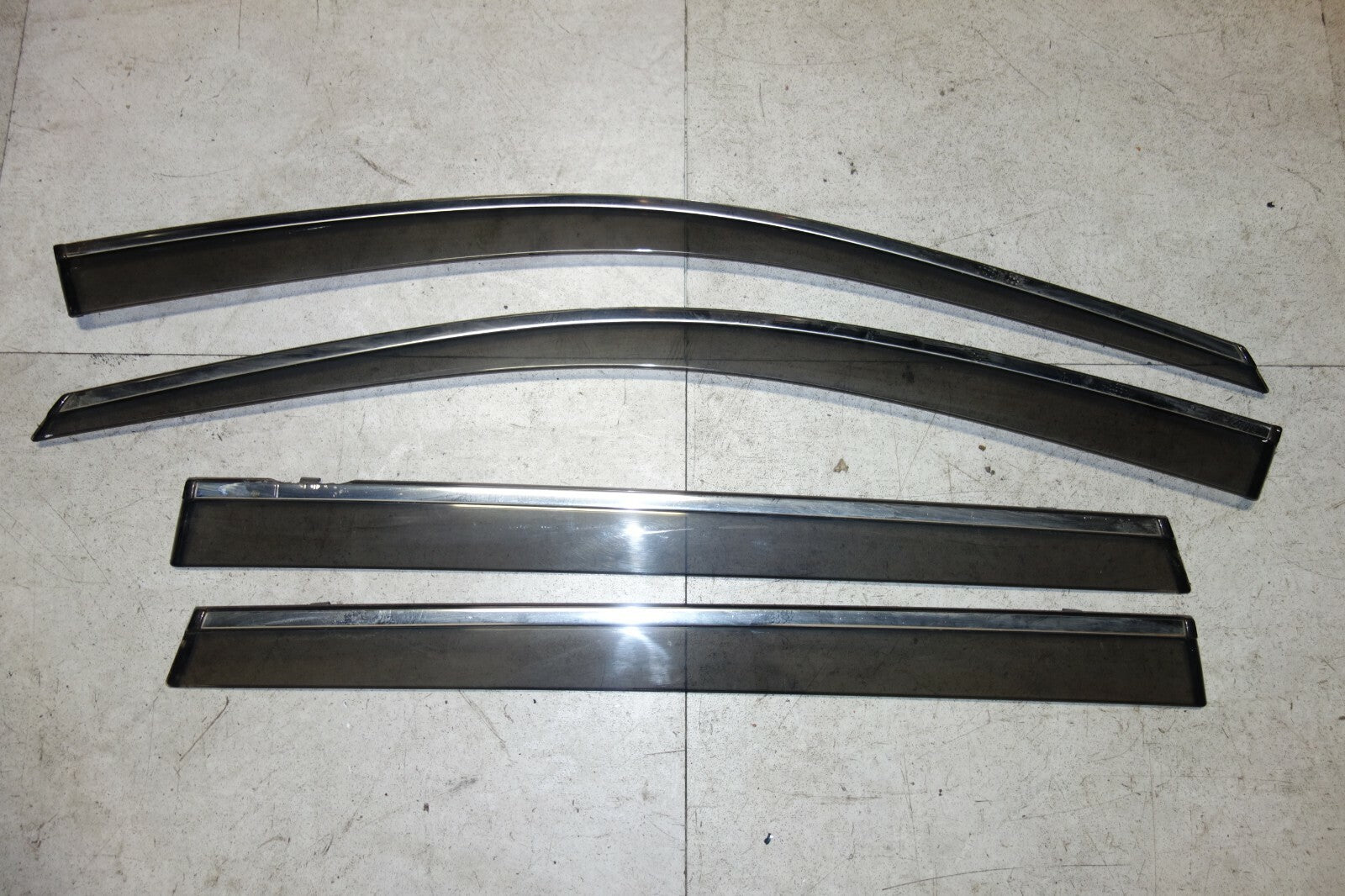 JDM Subaru Outback Wagon OEM Window Visors Front Rear 2010-2014 BR9 BRF