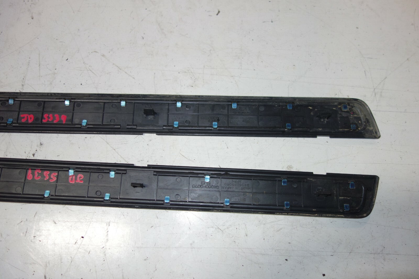 JDM Subaru Impreza WRX STI Door Sills Interior Scuff Plates 2008-2014 GRB
