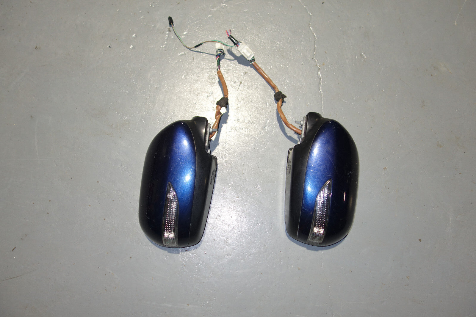 JDM Subaru Impreza WRX STi Mirrors GRB Power Folding Mirrors 2008-2014 OEM