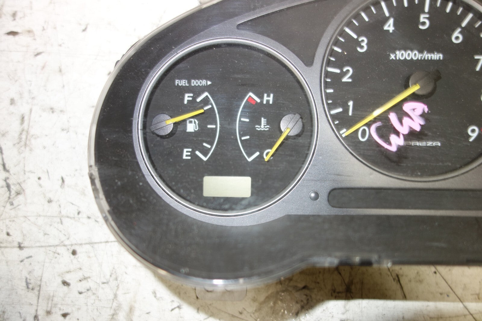 JDM 2002-2003 SUBARU IMPREZA WRX V7 MANUAL 5 SPEED GAUGE CLUSTER SPEEDOMETER