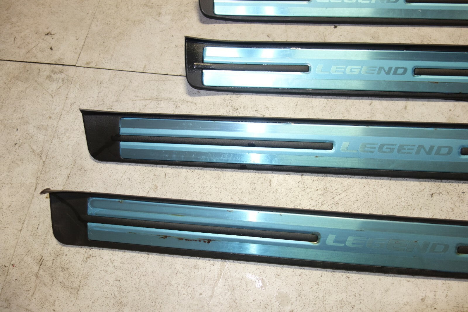 JDM Acura RL Honda Legend OEM Door Sills Scuff Plates Side Steps 2005-2008 KB1