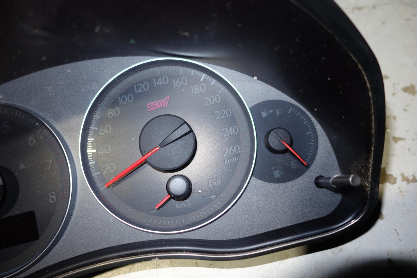 JDM Subaru Legacy S402 Tuned By STi Gauge Cluster Speedometer 260K/H