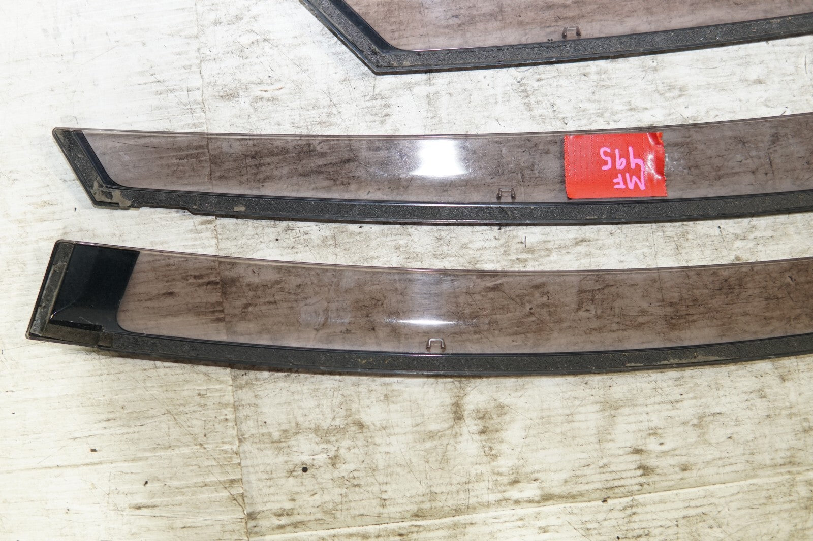 JDM TOYOTA PRIUS OEM WINDOW VISOR RAIN GUARDS ZVW30 2010-2015 MF-495