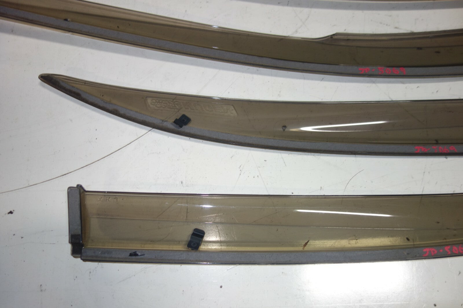 JDM 2005-2008 ACURA RL KB1 MUGEN WINDOW VISORS OEM RAIN GUARDS RARE