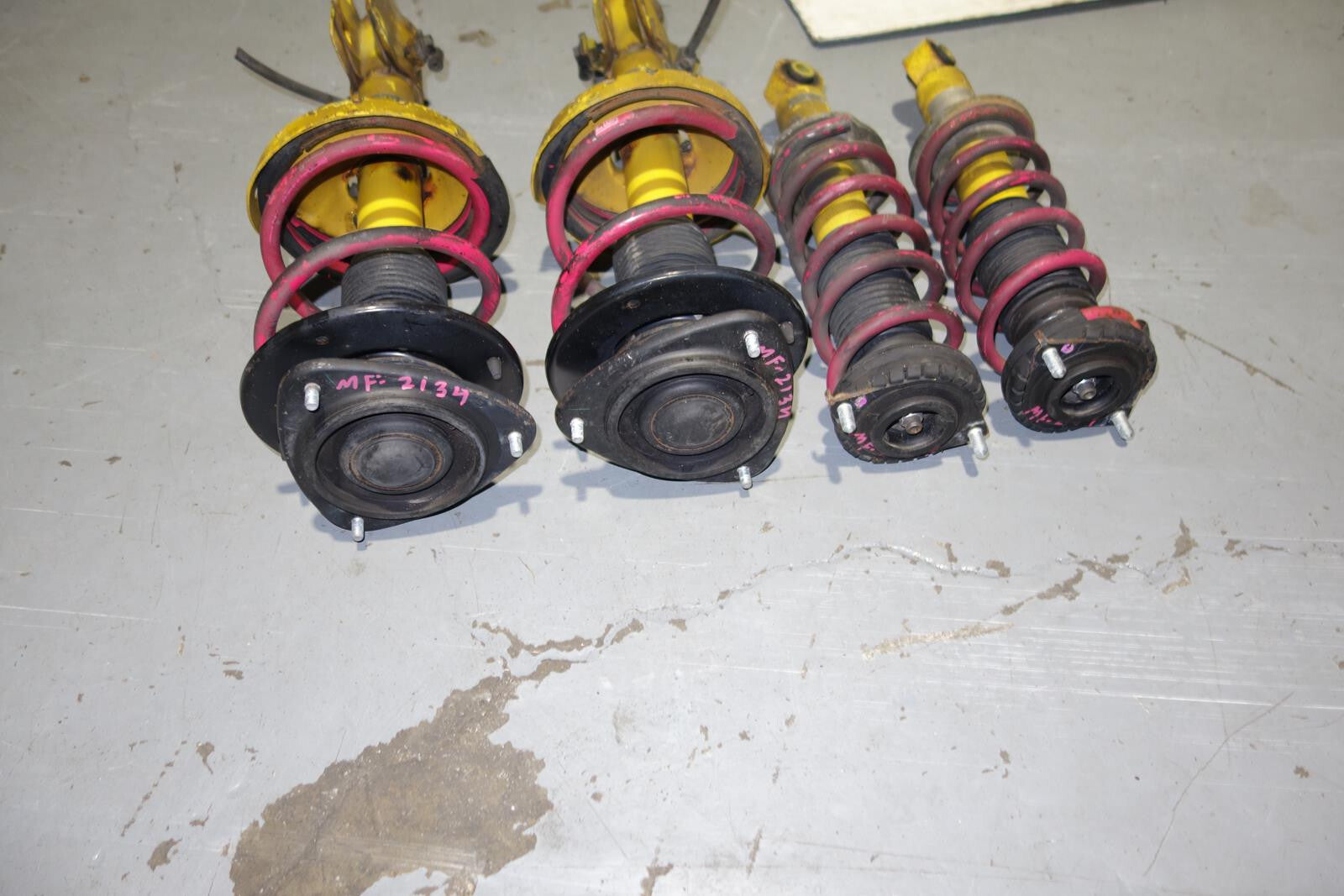 JDM Subaru Legacy STi S402 BILSTEIN Shocks Struts Coil Springs 2005-2009 BP5 BP9
