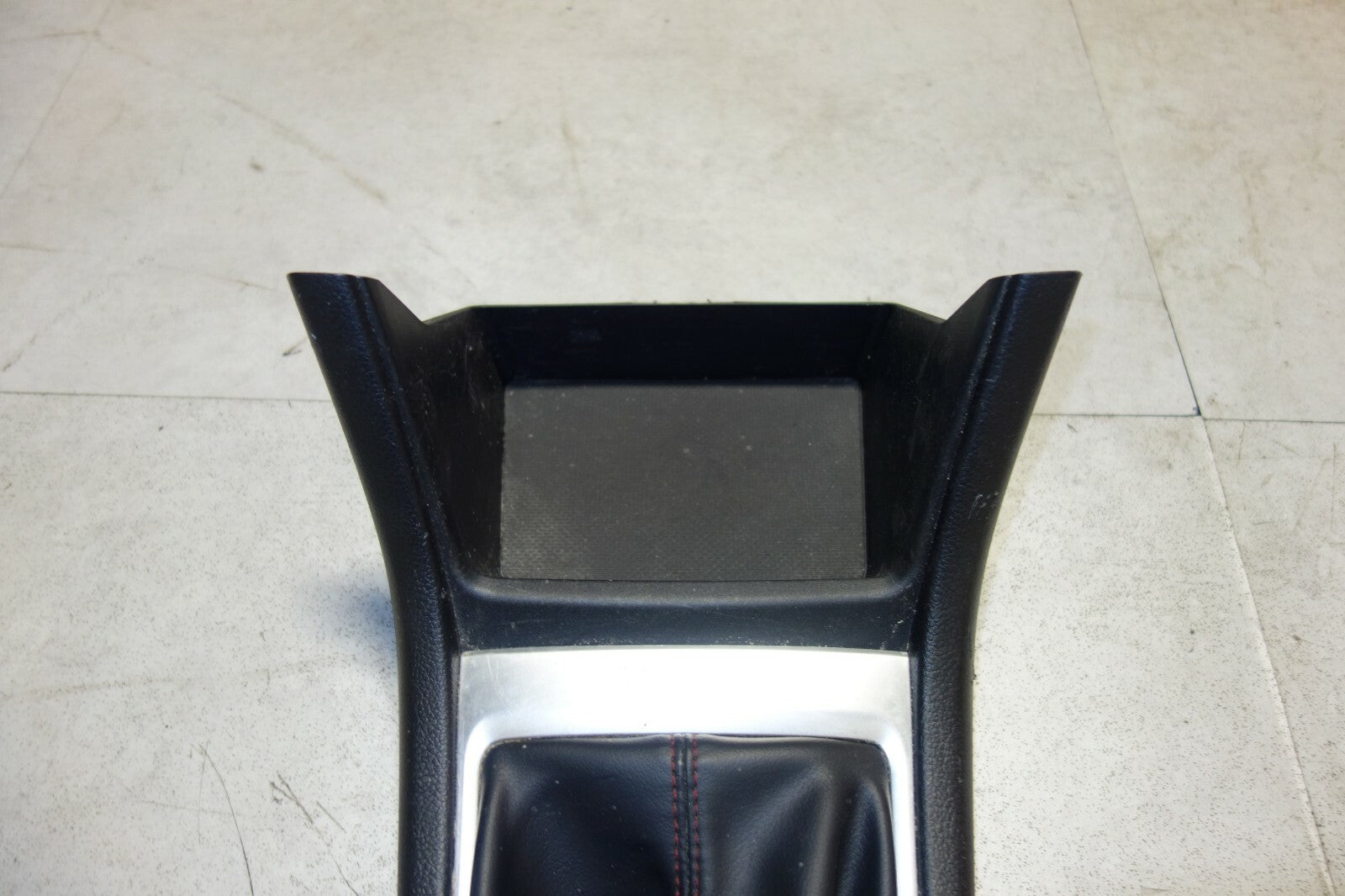 Subaru WRX OEM Shifter Console Trim Bezel Shift Boot Red Stitching VA 2015-2020