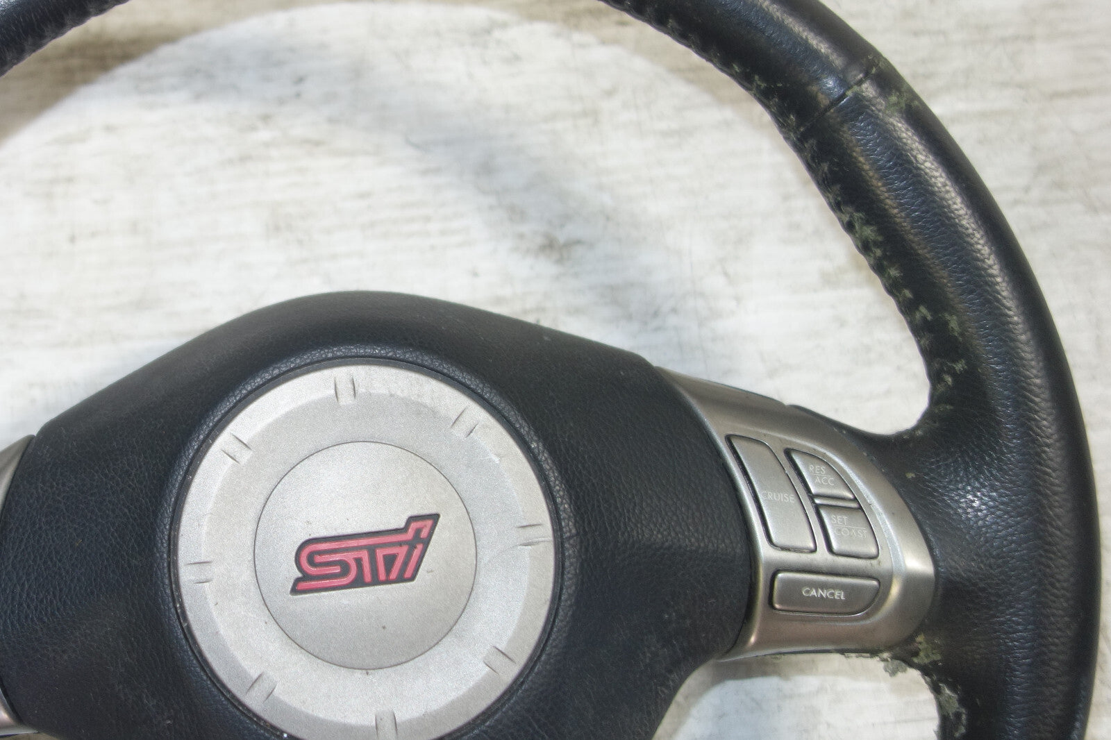 JDM Subaru Impreza WRX STi GR GRB Steering Wheel & Hub 2008-2014 STi V10 GVF