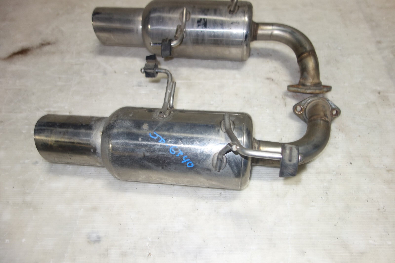 JDM HKS ES Premium Exhaust Muffler Dual Universal Subaru Honda Toyota Nissan