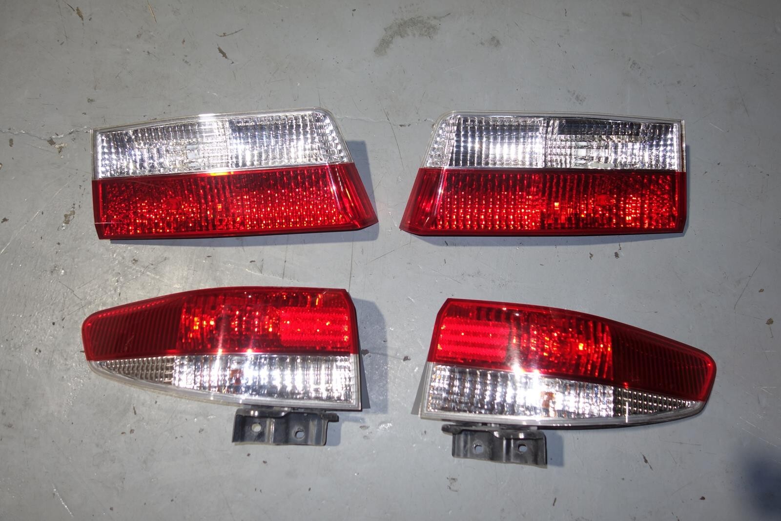 JDM 2003-2005 HONDA ACCORD INSPIRE UC1 USED OEM TAIL LIGHTS LAMPS 4 DOOR SEDAN