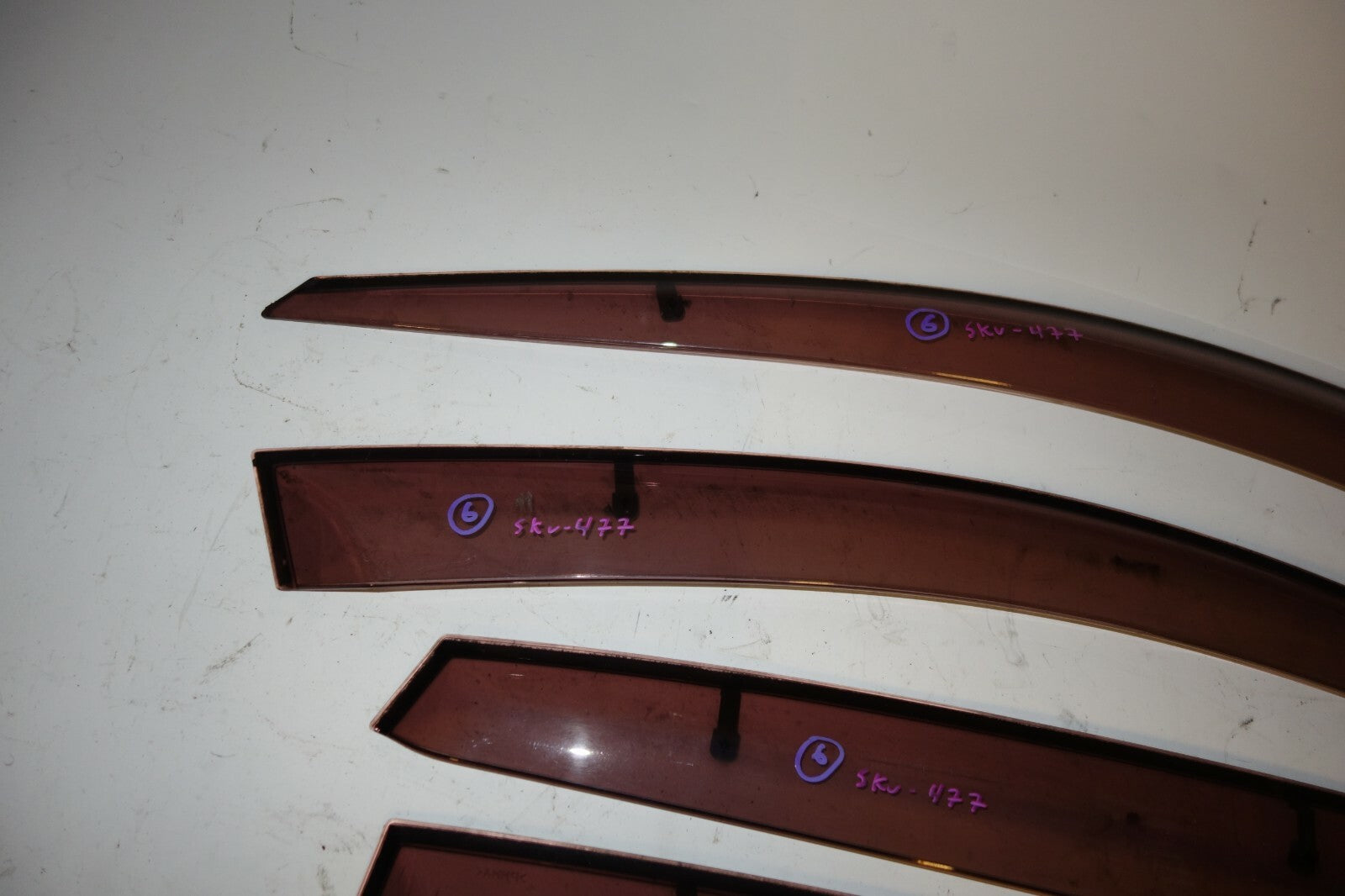 2008-2014 OEM Subaru Impreza WRX STi Wagon Window Visors Rain Guards JDM Rare
