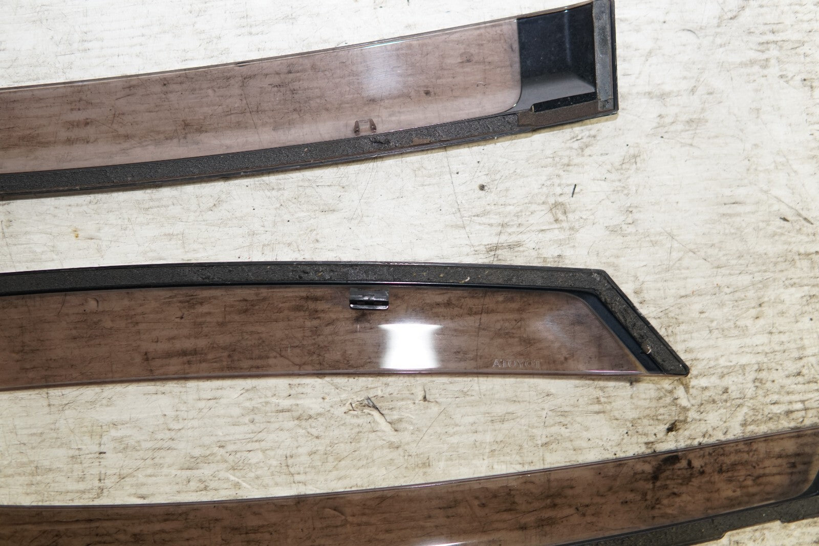 JDM TOYOTA PRIUS OEM WINDOW VISOR RAIN GUARDS ZVW30 2010-2015 MF-388