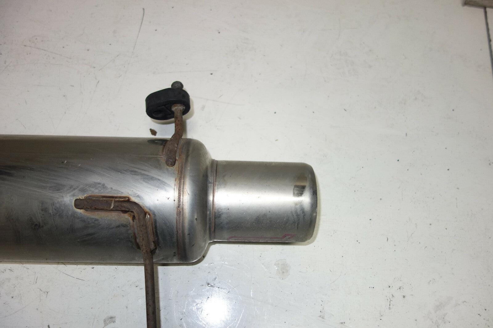 JDM Subaru Impreza WRX STi GENOME Exhaust Muffler Rare GDA GDB