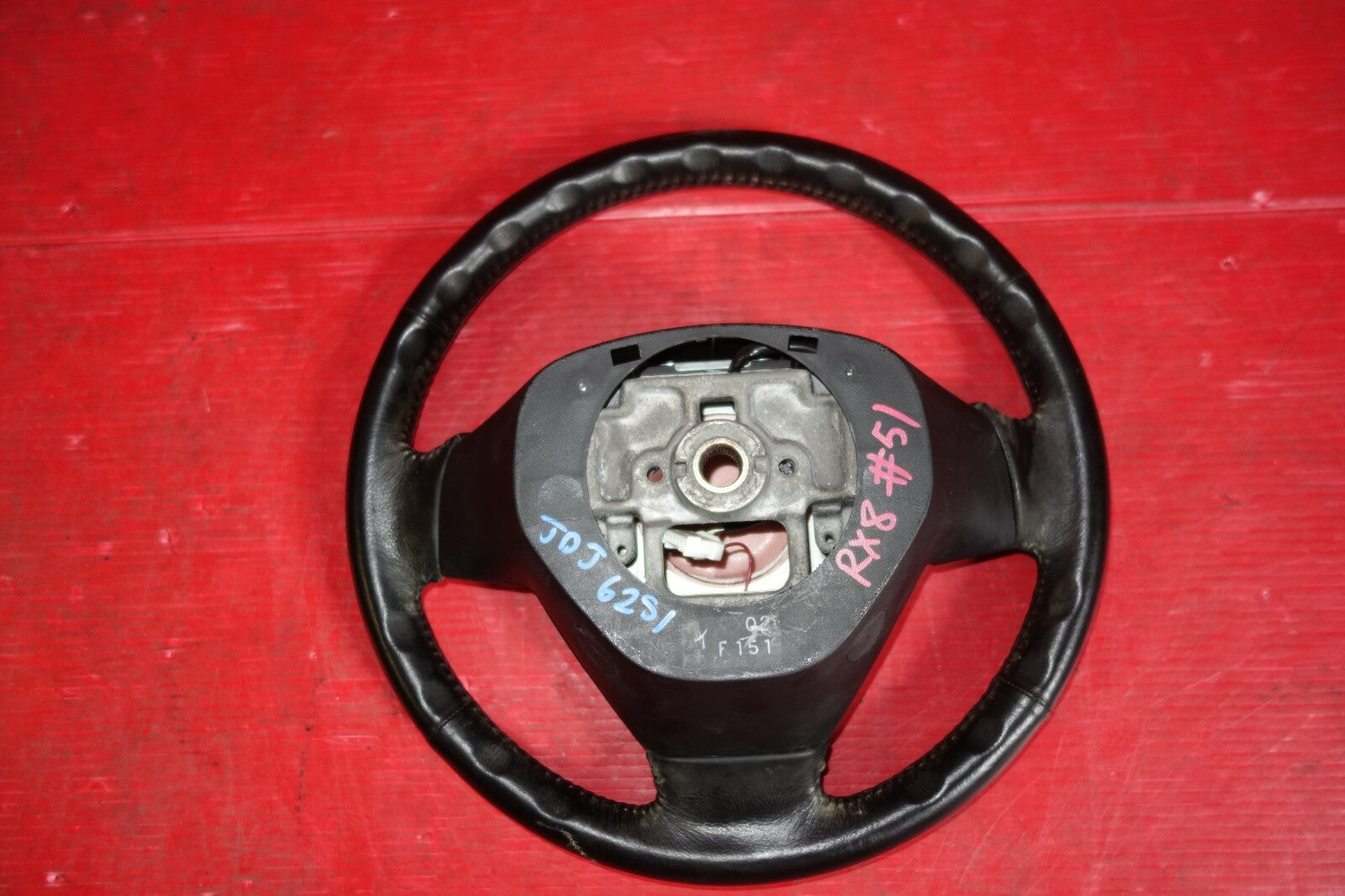 JDM Mazda RX8 Steering Wheel & Hub Original OEM JAPAN 2004-2008 #6251