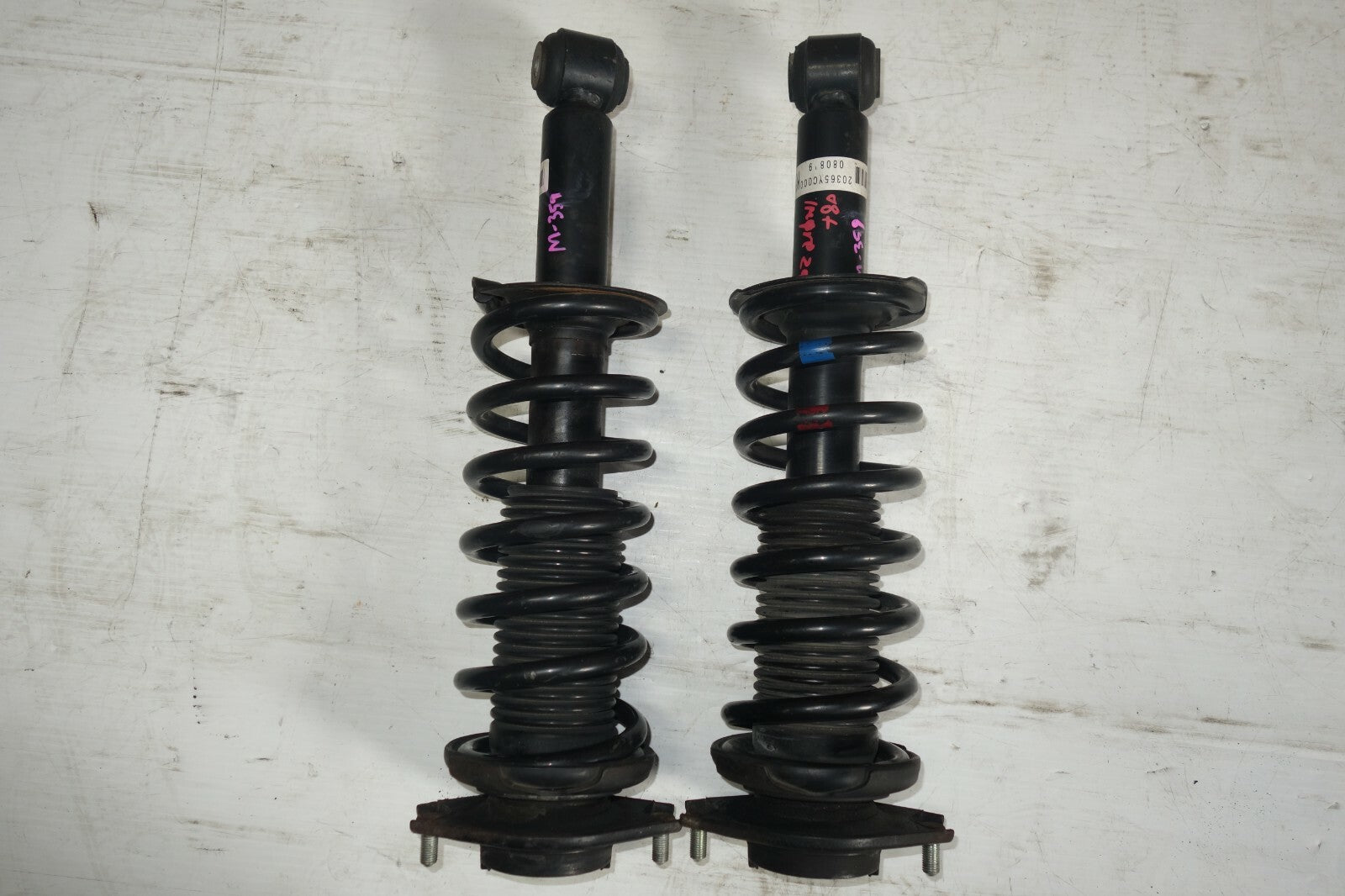 JDM 2008-2014 SUBARU IMPREZA WRX OEM KYB REAR SHOCKS STRUTS COIL SPRING GENUINE