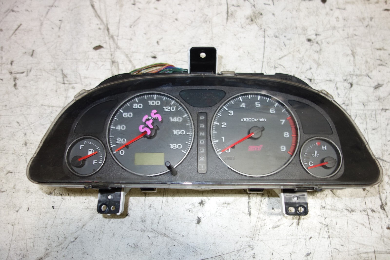 JDM SUBARU FORESTER STi SF5 AUTOMATIC GAUGE CLUSTER SPEEDOMETER 1998-2002