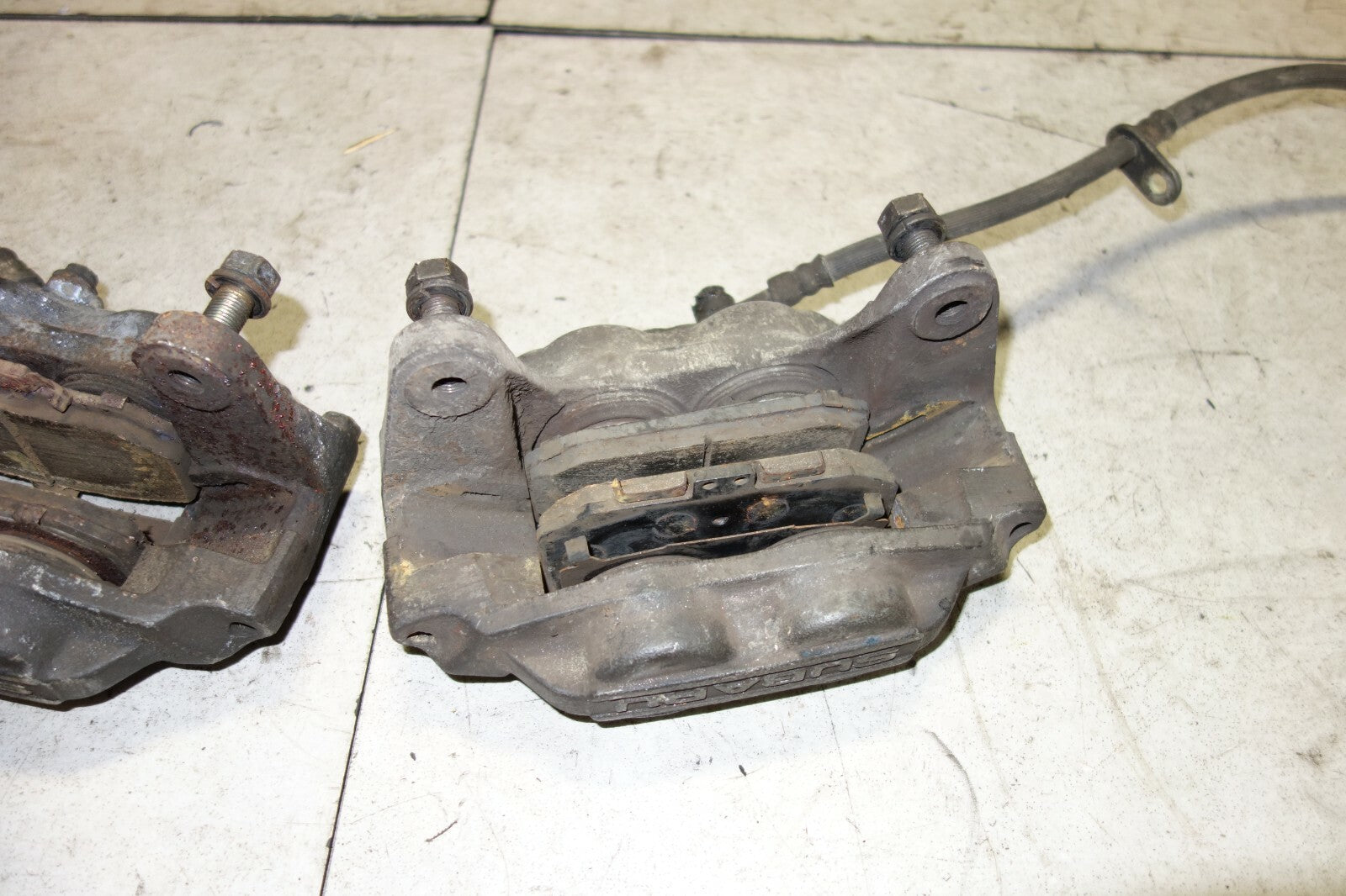 JDM Subaru Impreza WRX Forester Legacy Front Calipers 4 Piston GD GC8 SG5 SF5 BP