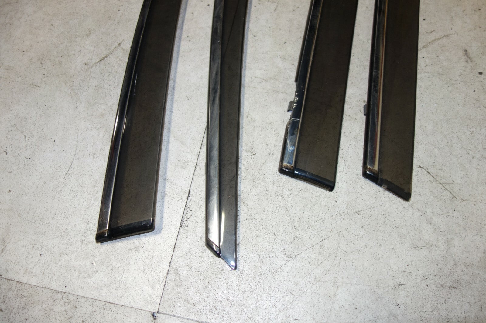 JDM Subaru Outback Wagon OEM Window Visors Front Rear 2010-2014 BR9 BRF
