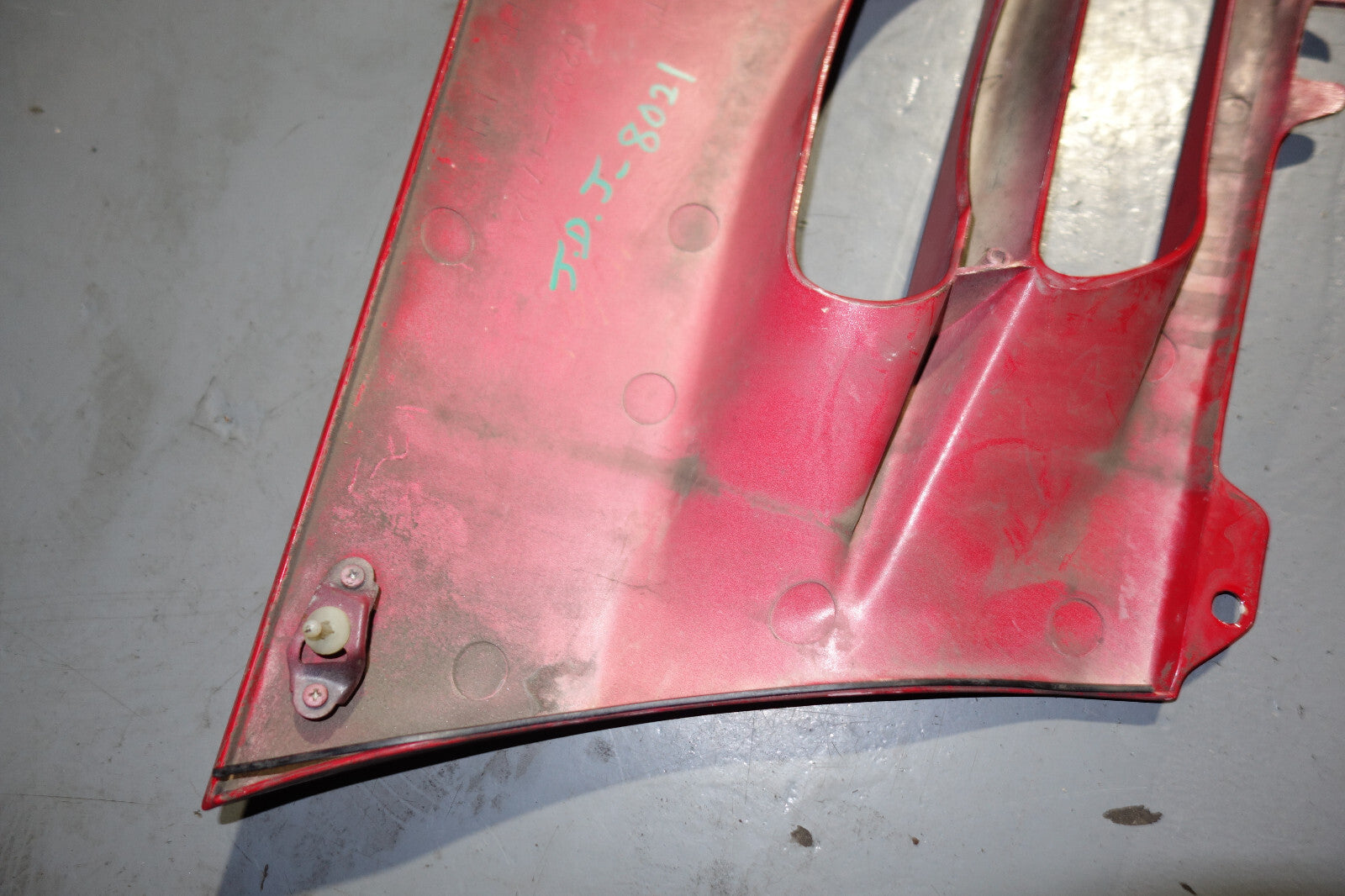 JDM Toyota MR2 MR-2 SW20 OEM Rear Side Vents Exterior Trim Vent Red 1991-1999