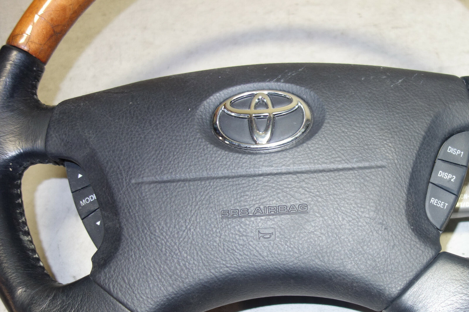 JDM Toyota Celsior / Lexus LS430 Steering Wheel Wood Leather 2001-2006