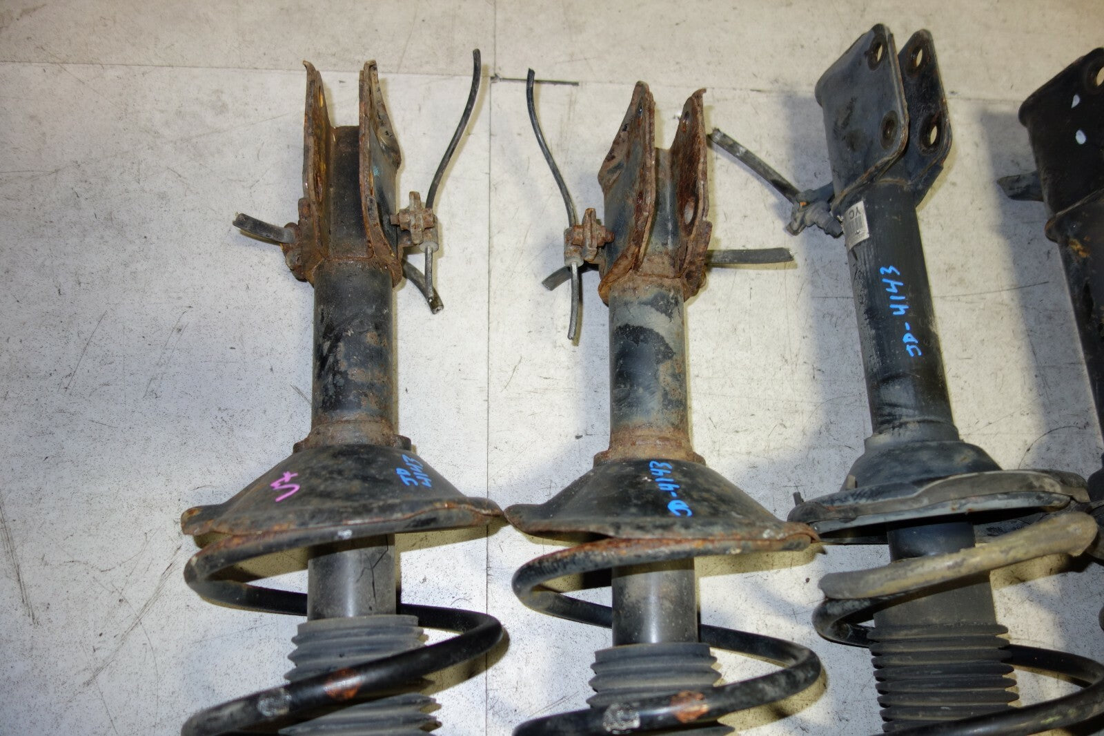 Subaru Impreza WRX Genuine Shocks Struts Coil Springs Suspension Low Miles 02-03