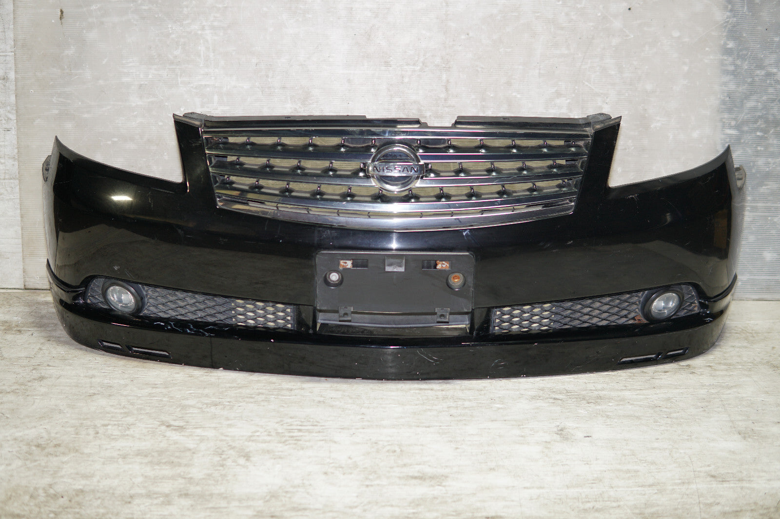 JDM Infiniti M35 M45 OEM Front Bumper Cover Lip Grille 2006 2007 Nissan Fuga