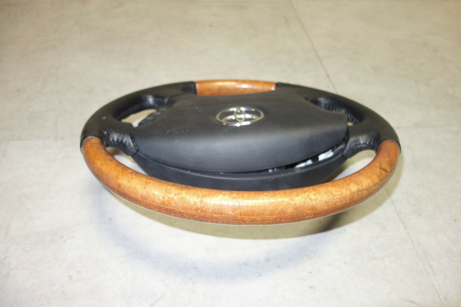 JDM Toyota Celsior / Lexus LS430 Steering Wheel Wood Leather 2001-2006