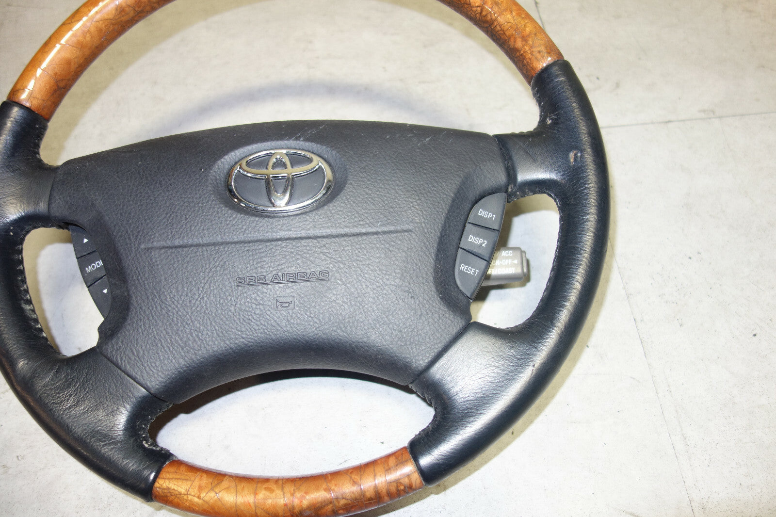 JDM Toyota Celsior / Lexus LS430 Steering Wheel Wood Leather 2001-2006