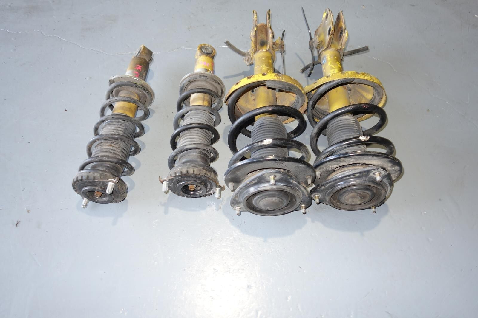 JDM Subaru Legacy Bilstein Yellow Shocks Struts Springs 2005-2009 MF-840