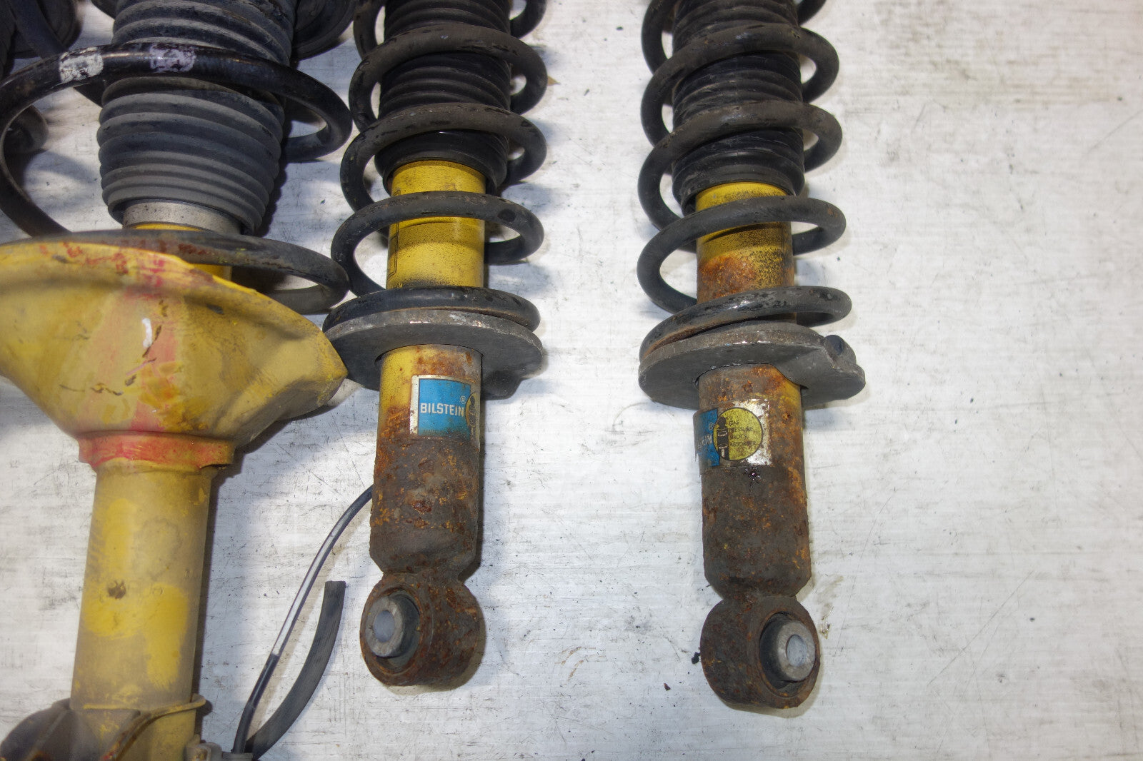 JDM Subaru Legacy Bilstein Front Shocks Coil Springs Strut Suspension 1998-2004